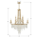 CRYSTORAMA, GABRIELLE CHANDELIER, CHANDELIER LIGHT