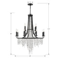 CRYSTORAMA, GABRIELLE CHANDELIER, CHANDELIER LIGHT