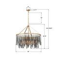 CRYSTORAMA, GEMMA CHANDELIER, CHANDELIER LIGHT