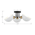 CRYSTORAMA, GIGI SEMI FLUSH MOUNT, FLUSH MOUNT CEILING LIGHTS