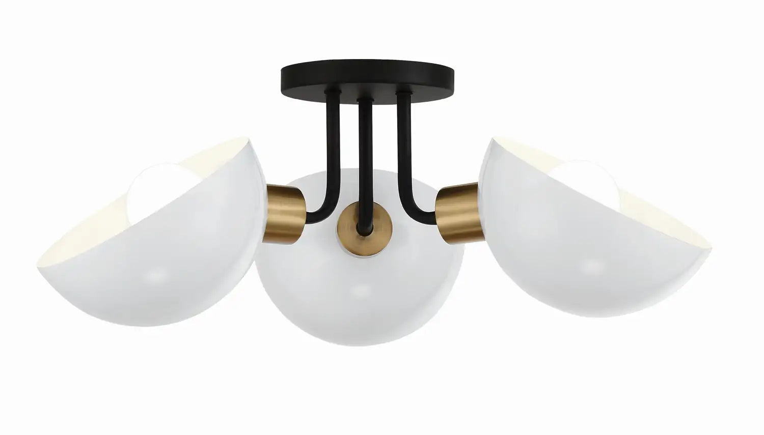 CRYSTORAMA, GIGI SEMI FLUSH MOUNT, FLUSH MOUNT CEILING LIGHTS
