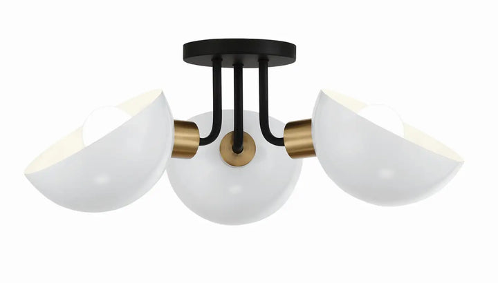 CRYSTORAMA, GIGI SEMI FLUSH MOUNT, FLUSH MOUNT CEILING LIGHTS
