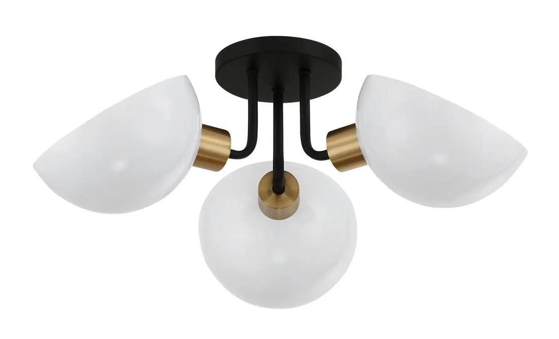 CRYSTORAMA, GIGI SEMI FLUSH MOUNT, FLUSH MOUNT CEILING LIGHTS