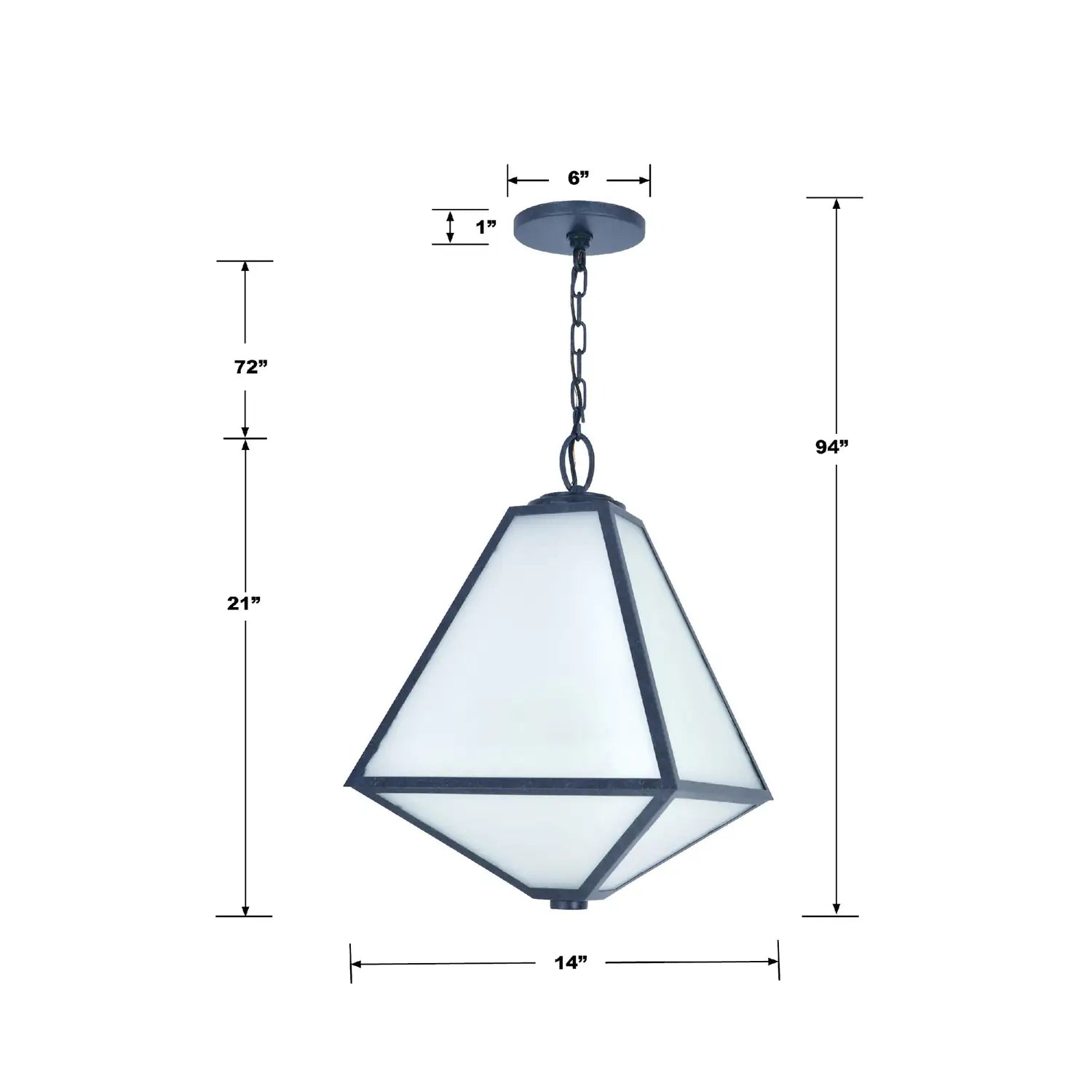 CRYSTORAMA, BRIAN PATRICK FLYNN GLACIER OUTDOOR PENDANT, OUTDOOR CEILING LIGHTS