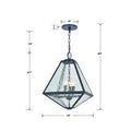 CRYSTORAMA, BRIAN PATRICK FLYNN GLACIER OUTDOOR PENDANT, OUTDOOR CEILING LIGHTS