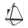 CRYSTORAMA, BRIAN PATRICK FLYNN GLACIER OUTDOOR SCONCE, OUTDOOR WALL LIGHTS