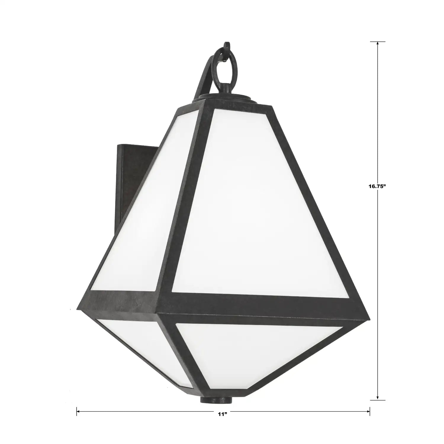 CRYSTORAMA, BRIAN PATRICK FLYNN GLACIER OUTDOOR SCONCE, OUTDOOR WALL LIGHTS