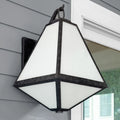 CRYSTORAMA, BRIAN PATRICK FLYNN GLACIER OUTDOOR SCONCE, OUTDOOR WALL LIGHTS