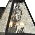 CRYSTORAMA, BRIAN PATRICK FLYNN GLACIER OUTDOOR SCONCE, OUTDOOR WALL LIGHTS