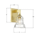 CRYSTORAMA, GREGORY SCONCE, WALL SCONCES