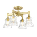 CRYSTORAMA, GREGORY SEMI FLUSH MOUNT, FLUSH MOUNT CEILING LIGHTS