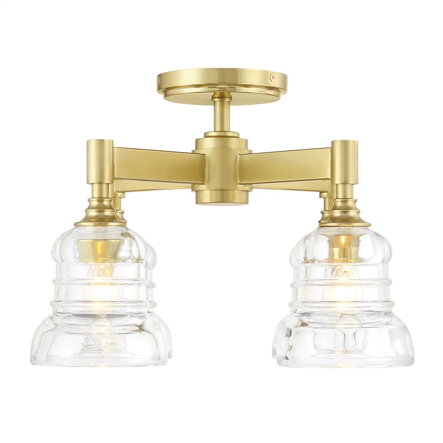 CRYSTORAMA, GREGORY SEMI FLUSH MOUNT, FLUSH MOUNT CEILING LIGHTS