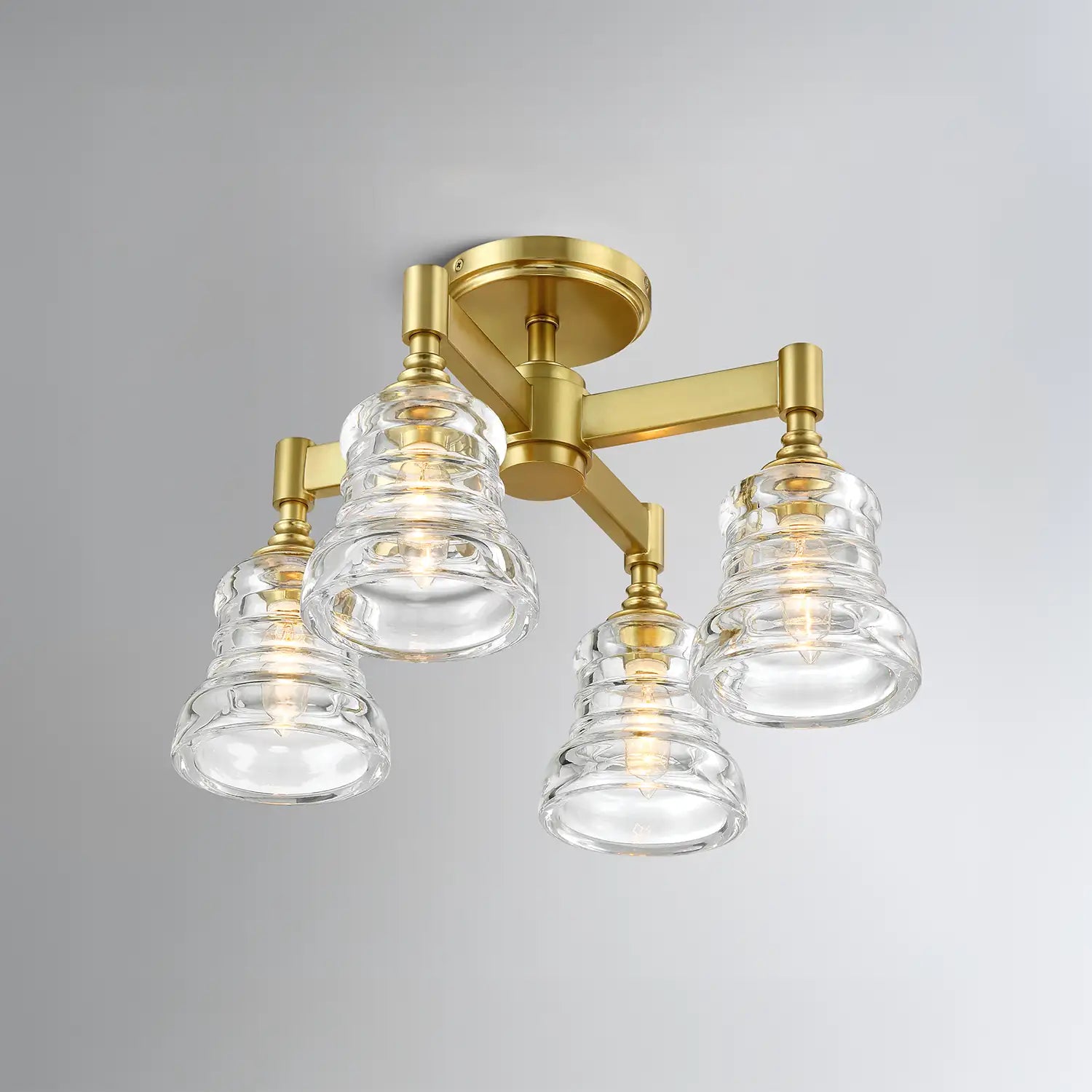 CRYSTORAMA, GREGORY SEMI FLUSH MOUNT, FLUSH MOUNT CEILING LIGHTS