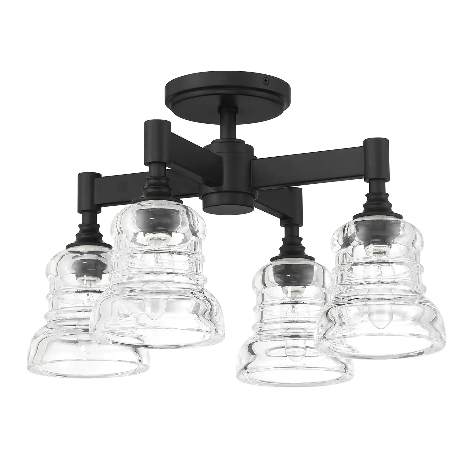 CRYSTORAMA, GREGORY SEMI FLUSH MOUNT, FLUSH MOUNT CEILING LIGHTS