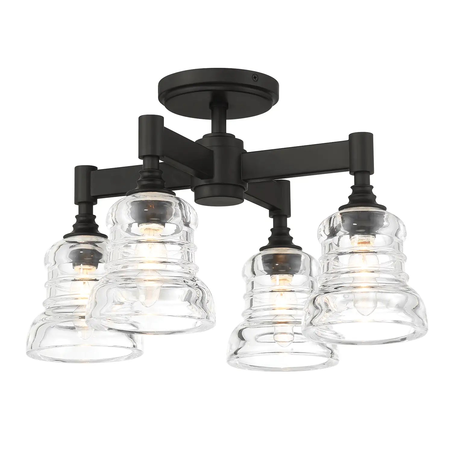 CRYSTORAMA, GREGORY SEMI FLUSH MOUNT, FLUSH MOUNT CEILING LIGHTS