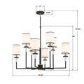 CRYSTORAMA, HATFIELD CHANDELIER, CHANDELIER LIGHT