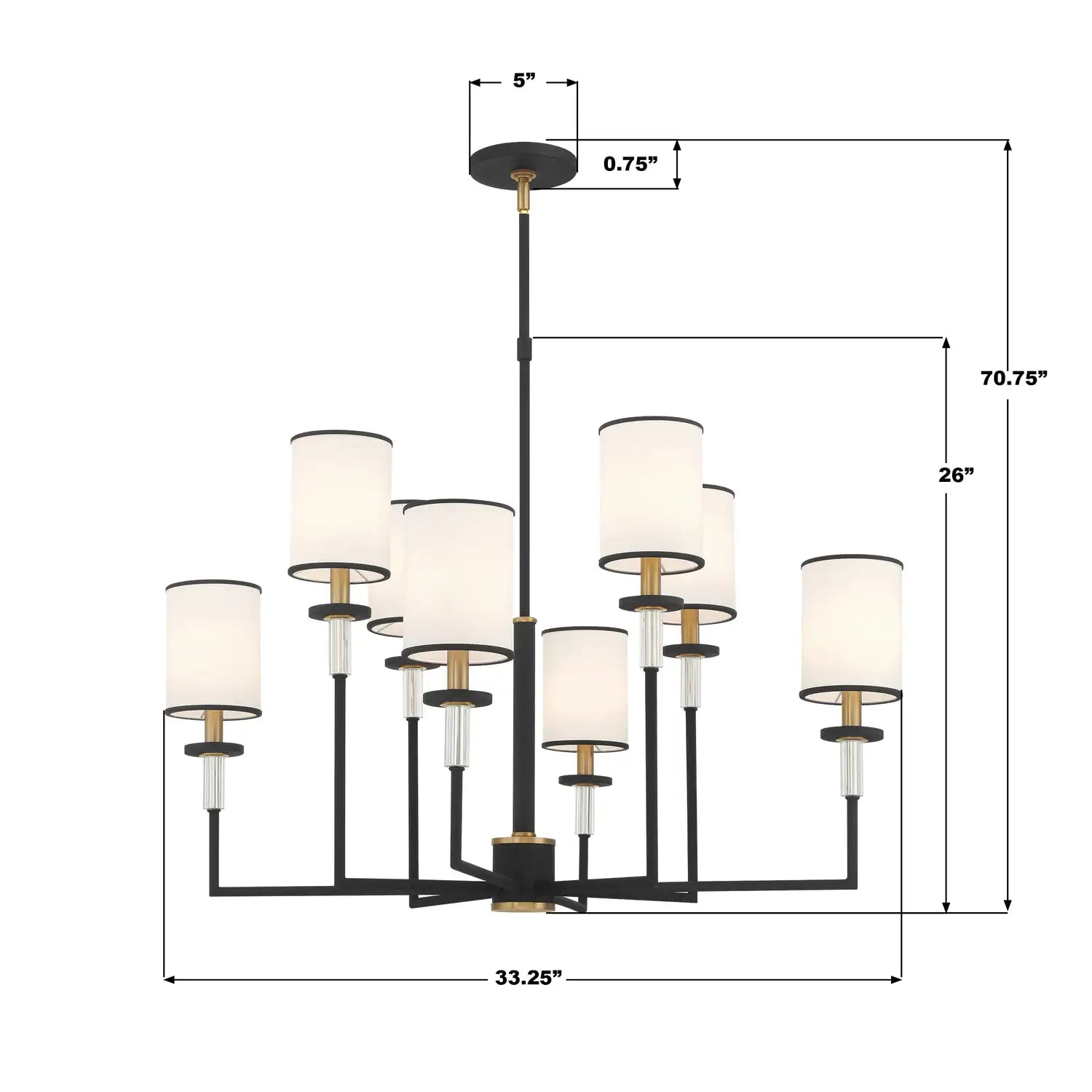 CRYSTORAMA, HATFIELD CHANDELIER, CHANDELIER LIGHT