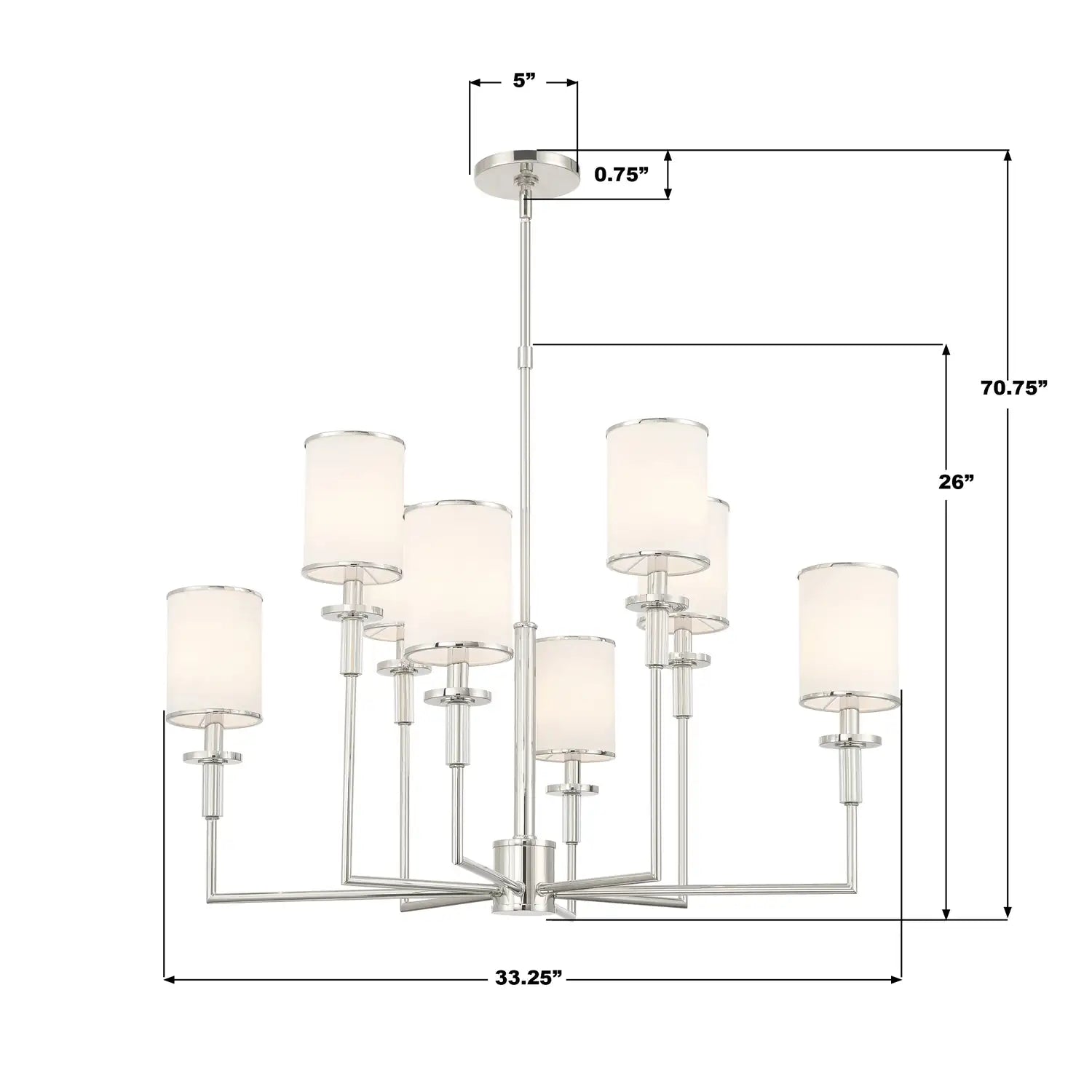 CRYSTORAMA, HATFIELD CHANDELIER, CHANDELIER LIGHT