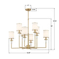CRYSTORAMA, HATFIELD CHANDELIER, CHANDELIER LIGHT