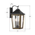 CRYSTORAMA, HAWKINS TEXTURED OUTDOOR SCONCE, OUTDOOR WALL LIGHTS