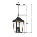 CRYSTORAMA, HAWKINS TEXTURED OUTDOOR PENDANT, OUTDOOR CEILING LIGHTS