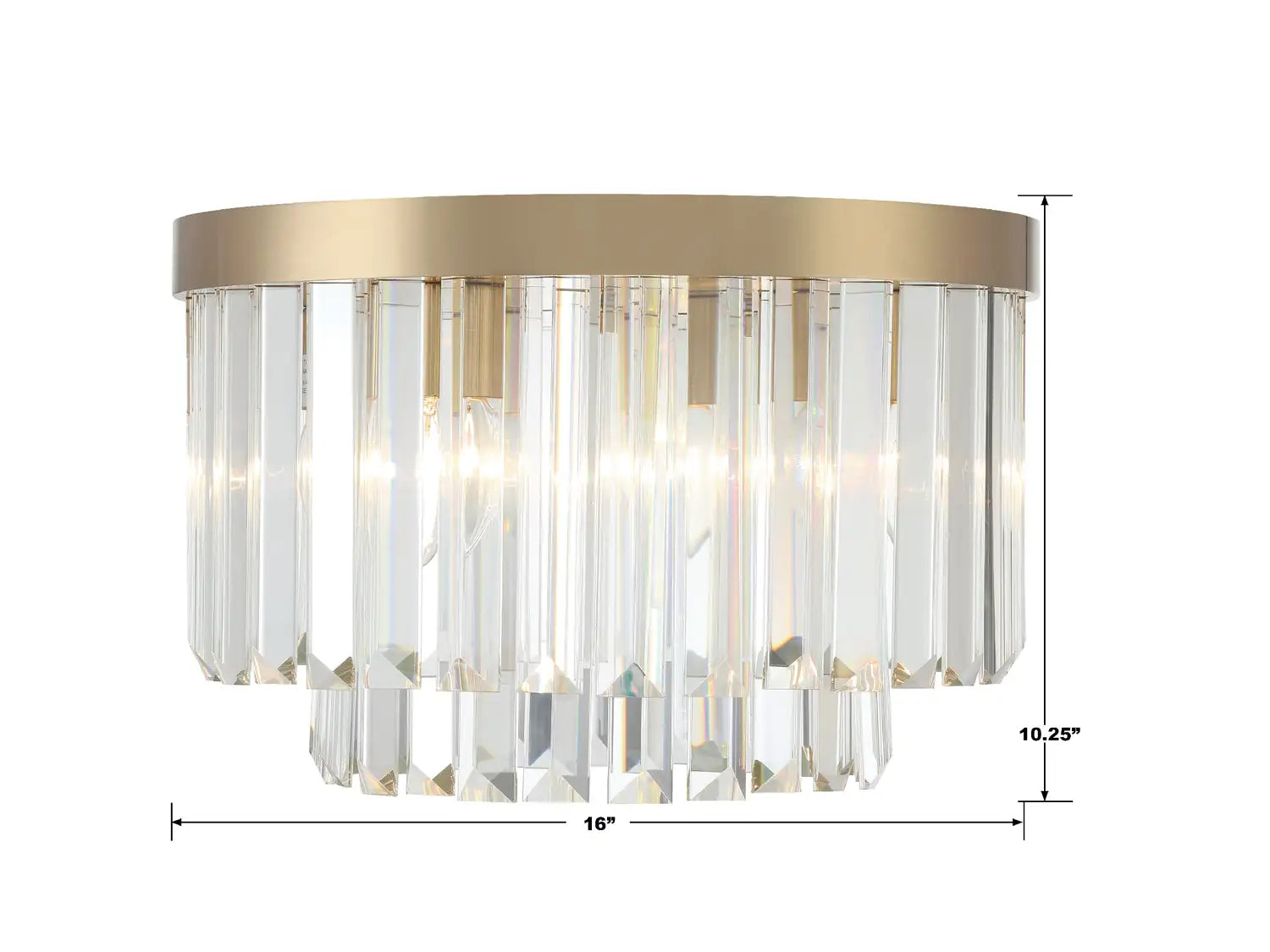 CRYSTORAMA, HAYES FLUSH MOUNT, FLUSH MOUNT CEILING LIGHTS