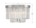 CRYSTORAMA, HAYES FLUSH MOUNT, FLUSH MOUNT CEILING LIGHTS