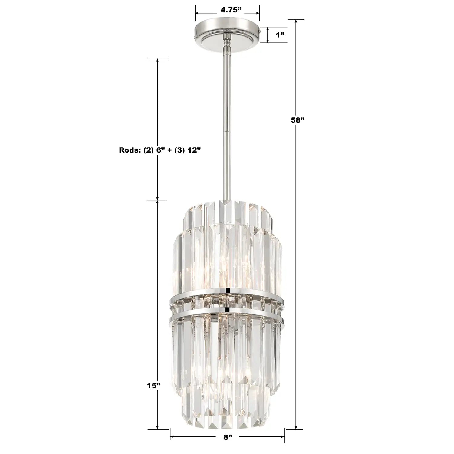 CRYSTORAMA, HAYES PENDANT, PENDANT LIGHT