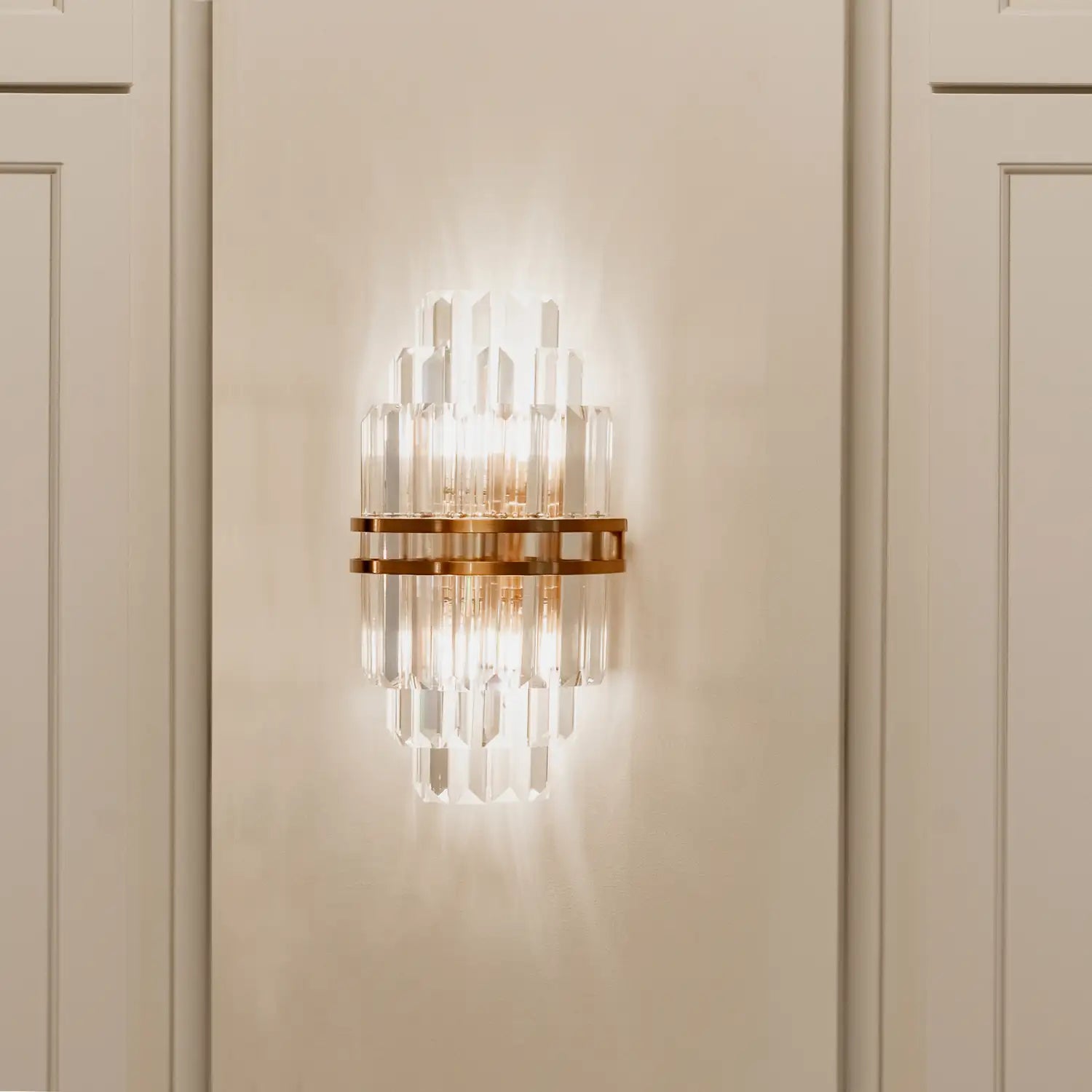 CRYSTORAMA, HAYES SCONCE, WALL SCONCES