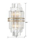 CRYSTORAMA, HAYES SCONCE, WALL SCONCES