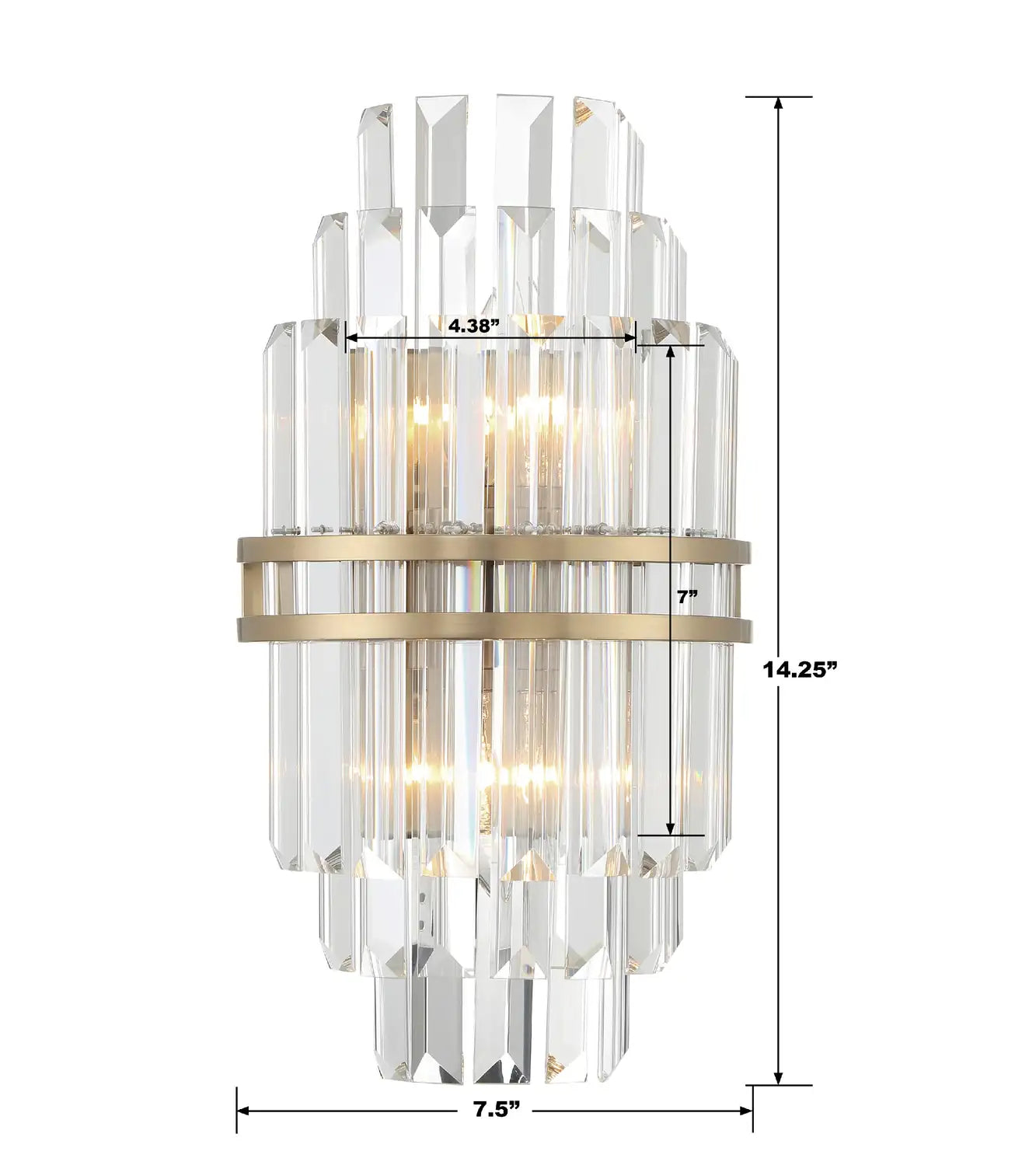 CRYSTORAMA, HAYES SCONCE, WALL SCONCES