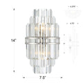 CRYSTORAMA, HAYES SCONCE, WALL SCONCES