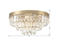 CRYSTORAMA, HAYES FLUSH MOUNT, FLUSH MOUNT CEILING LIGHTS