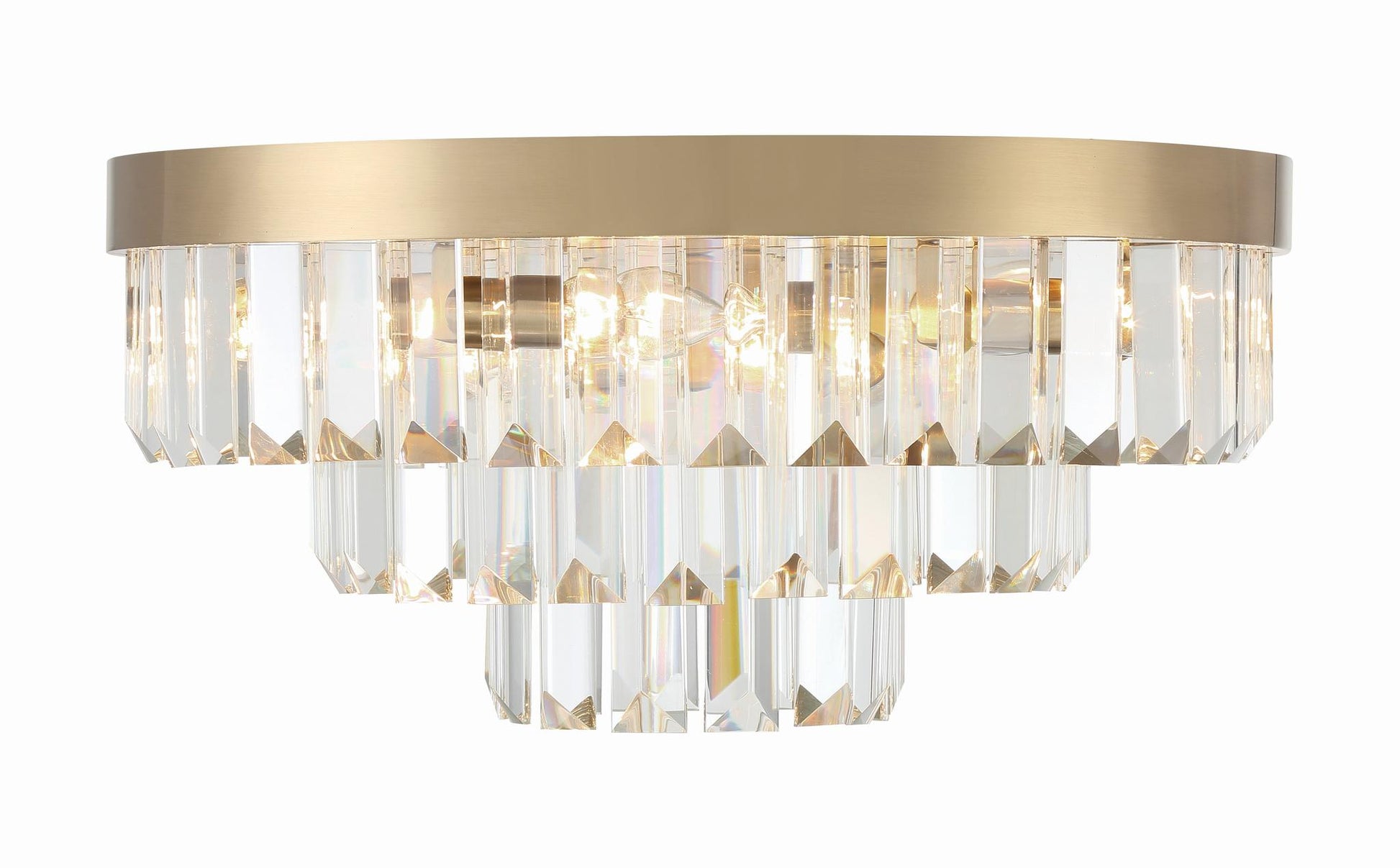 CRYSTORAMA, HAYES FLUSH MOUNT, FLUSH MOUNT CEILING LIGHTS 
