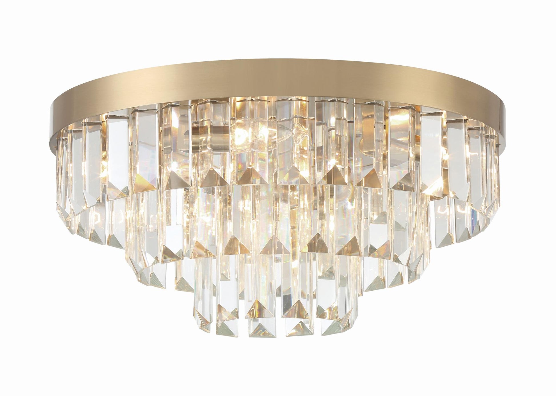 CRYSTORAMA, HAYES FLUSH MOUNT, FLUSH MOUNT CEILING LIGHTS 