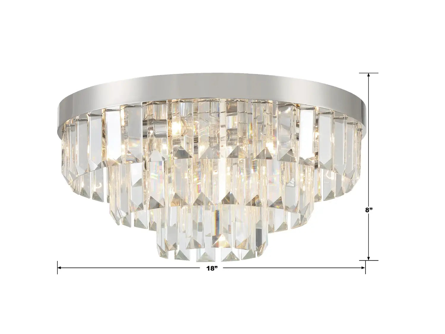 CRYSTORAMA, HAYES FLUSH MOUNT, FLUSH MOUNT CEILING LIGHTS