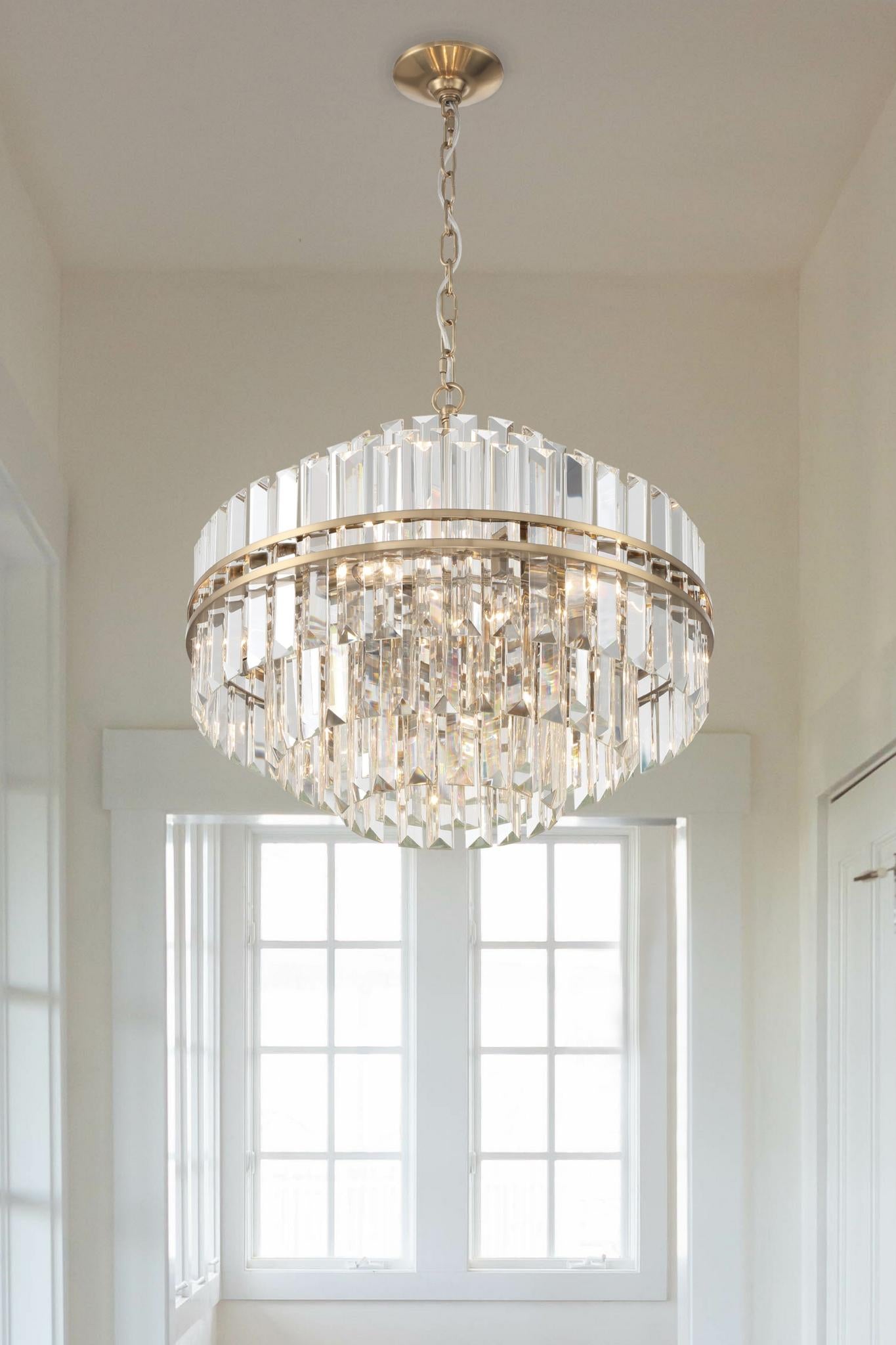 CRYSTORAMA, HAYES CHANDELIER, CHANDELIER LIGHT