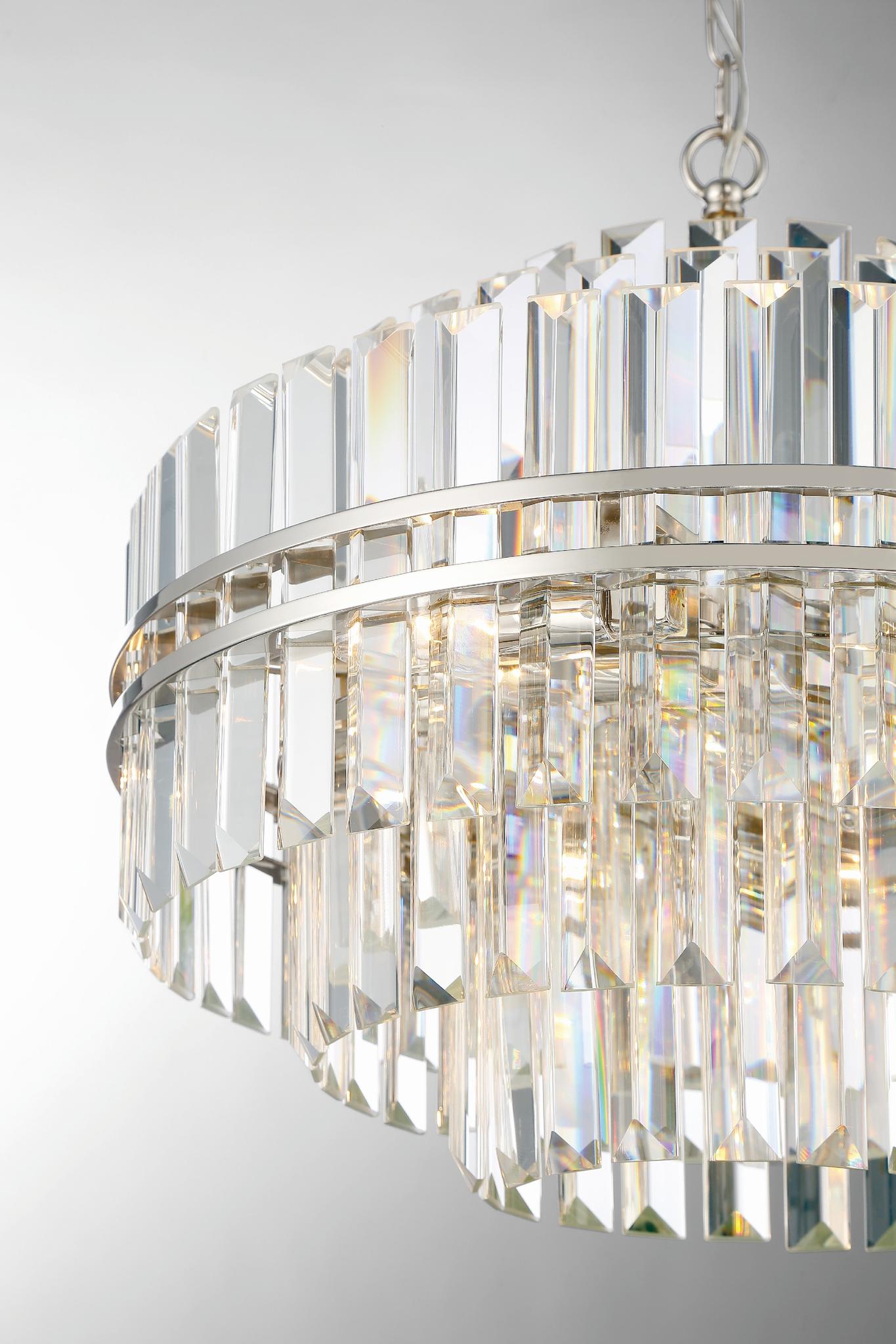 CRYSTORAMA, HAYES CHANDELIER, CHANDELIER LIGHT