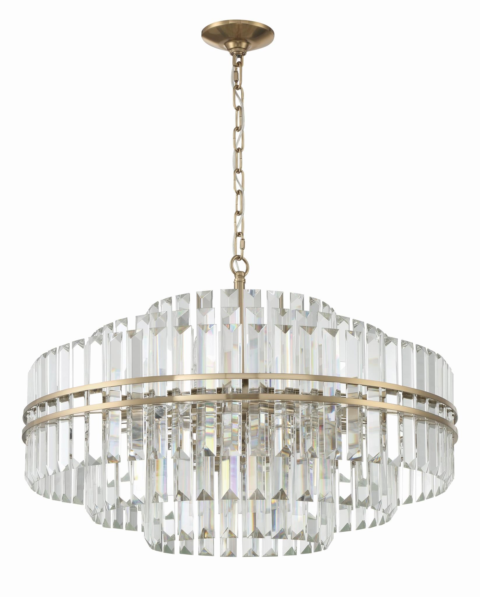 CRYSTORAMA, HAYES CHANDELIER, CHANDELIER LIGHT