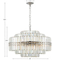 CRYSTORAMA, HAYES CHANDELIER, CHANDELIER LIGHT