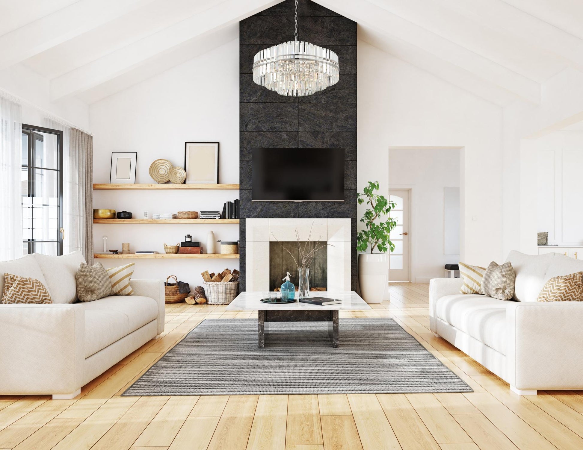 CRYSTORAMA, HAYES CHANDELIER, CHANDELIER LIGHT