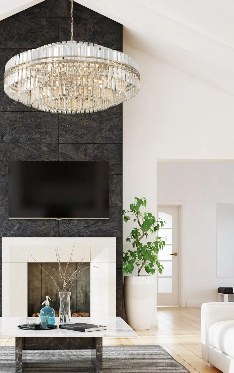 CRYSTORAMA, HAYES CHANDELIER, CHANDELIER LIGHT