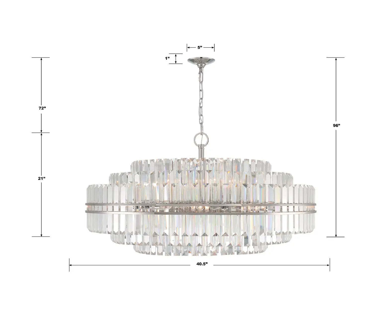 CRYSTORAMA, HAYES CHANDELIER, CHANDELIER LIGHT