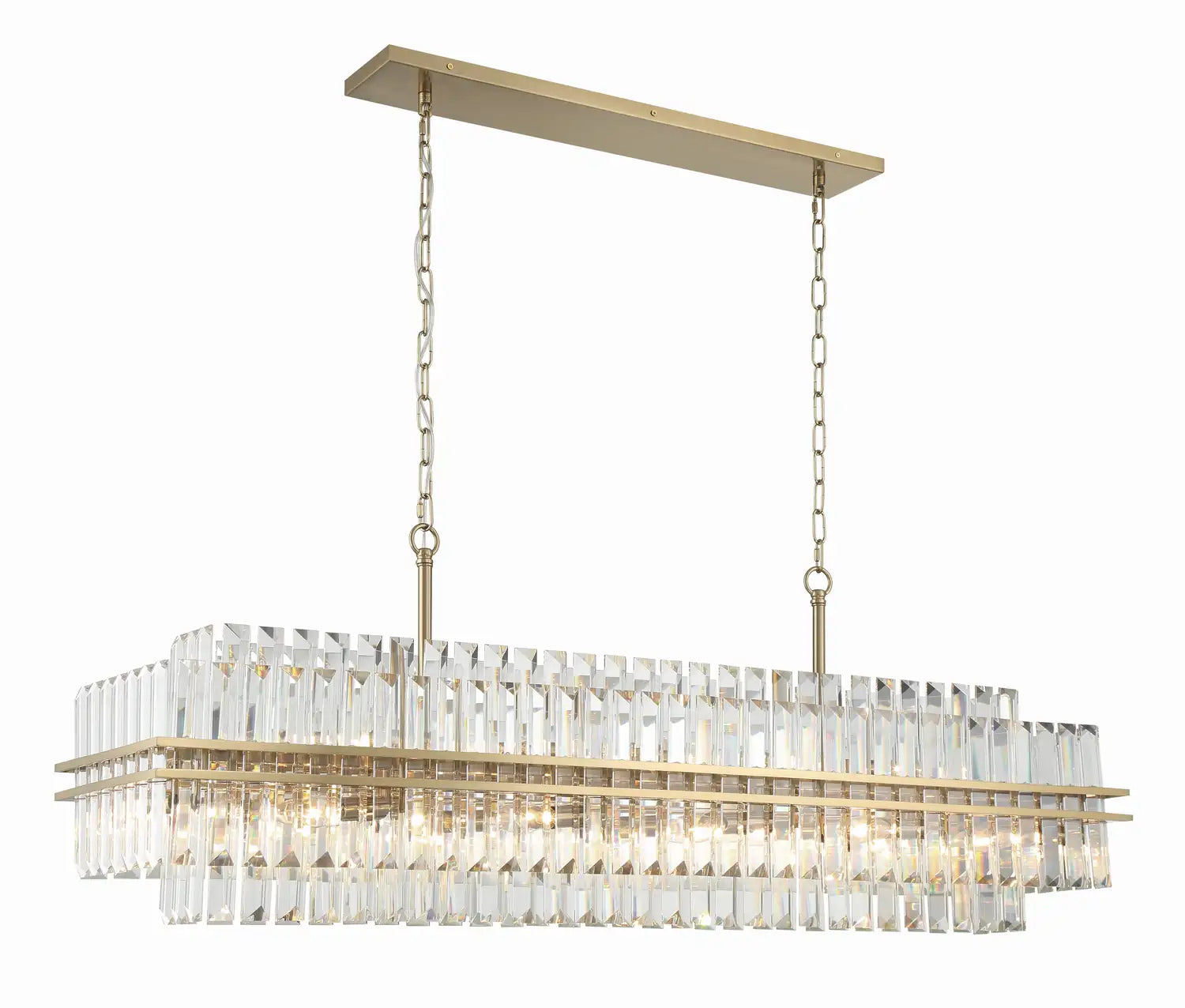 CRYSTORAMA, HAYES LINEAR CHANDELIER, CHANDELIER LIGHT