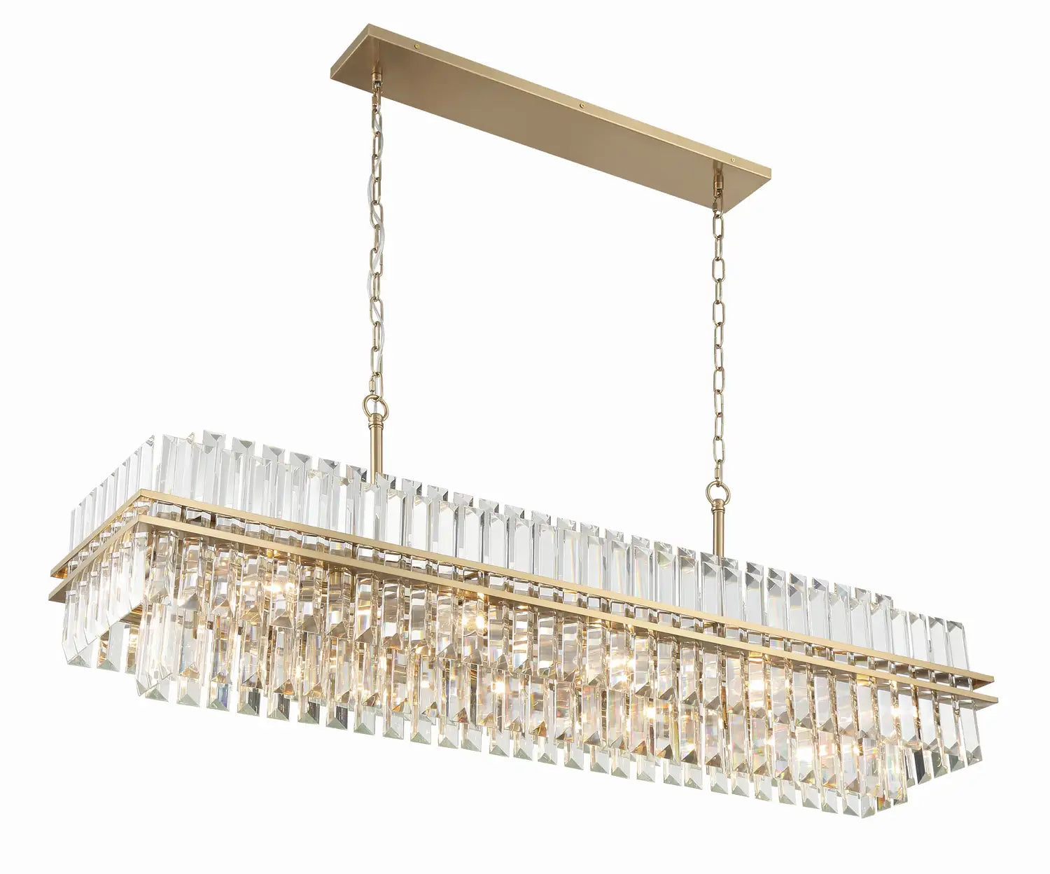 CRYSTORAMA, HAYES LINEAR CHANDELIER, CHANDELIER LIGHT