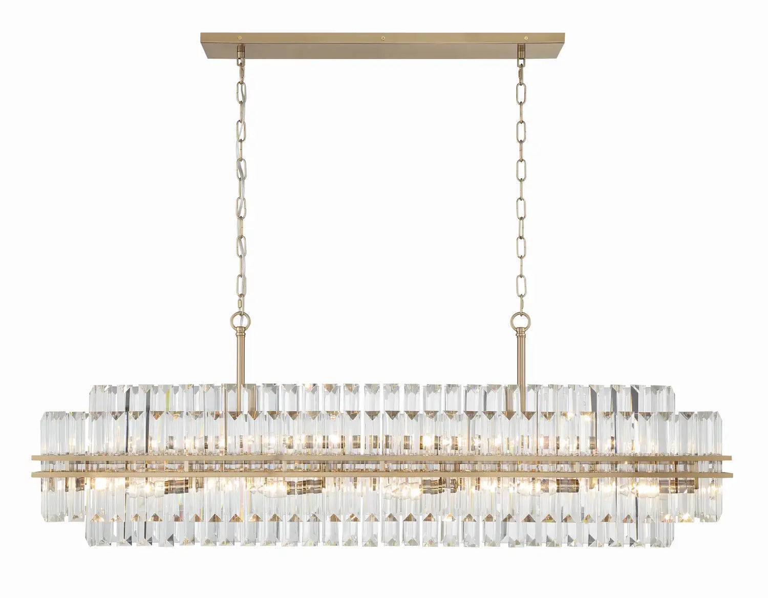 CRYSTORAMA, HAYES LINEAR CHANDELIER, CHANDELIER LIGHT