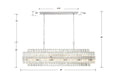 CRYSTORAMA, HAYES LINEAR CHANDELIER, CHANDELIER LIGHT