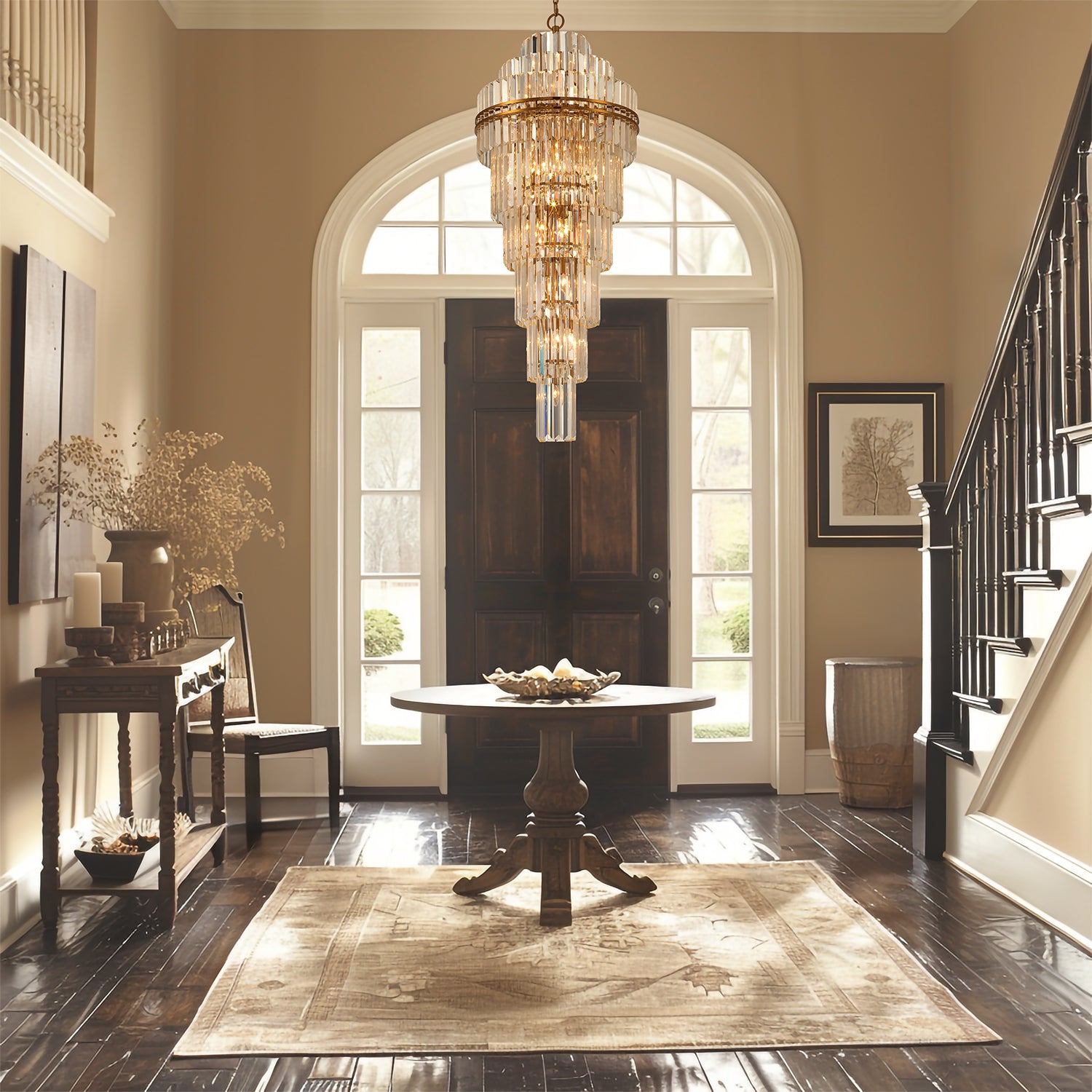 CRYSTORAMA, HAYES CHANDELIER, CHANDELIER LIGHT