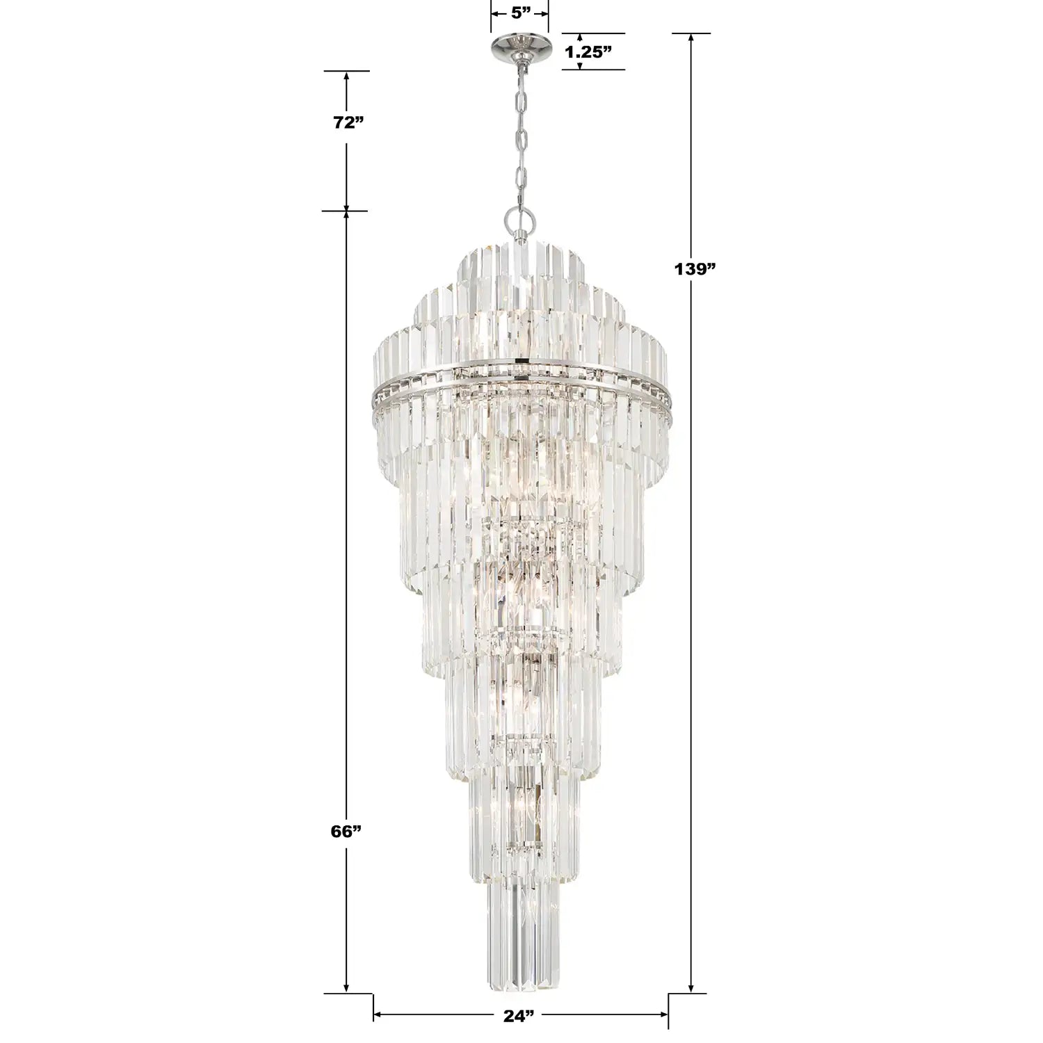 CRYSTORAMA, HAYES CHANDELIER, CHANDELIER LIGHT