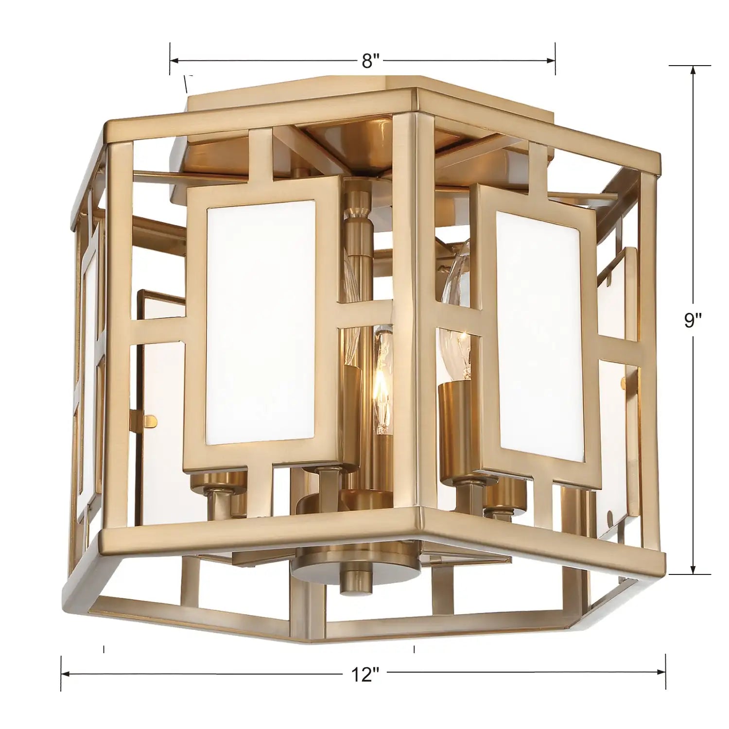 CRYSTORAMA, LIBBY LANGDON HILLCREST SEMI FLUSH MOUNT, FLUSH MOUNT CEILING LIGHTS